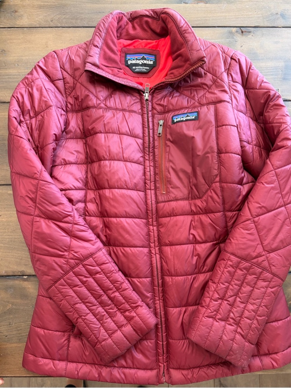 Patagonia Women's Quilted Jacket - Brick Red